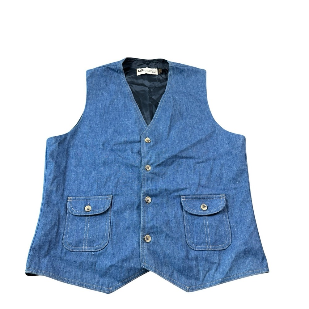 Levi's Panatela Denim Men's Western Vest 80s Size‎ Medium